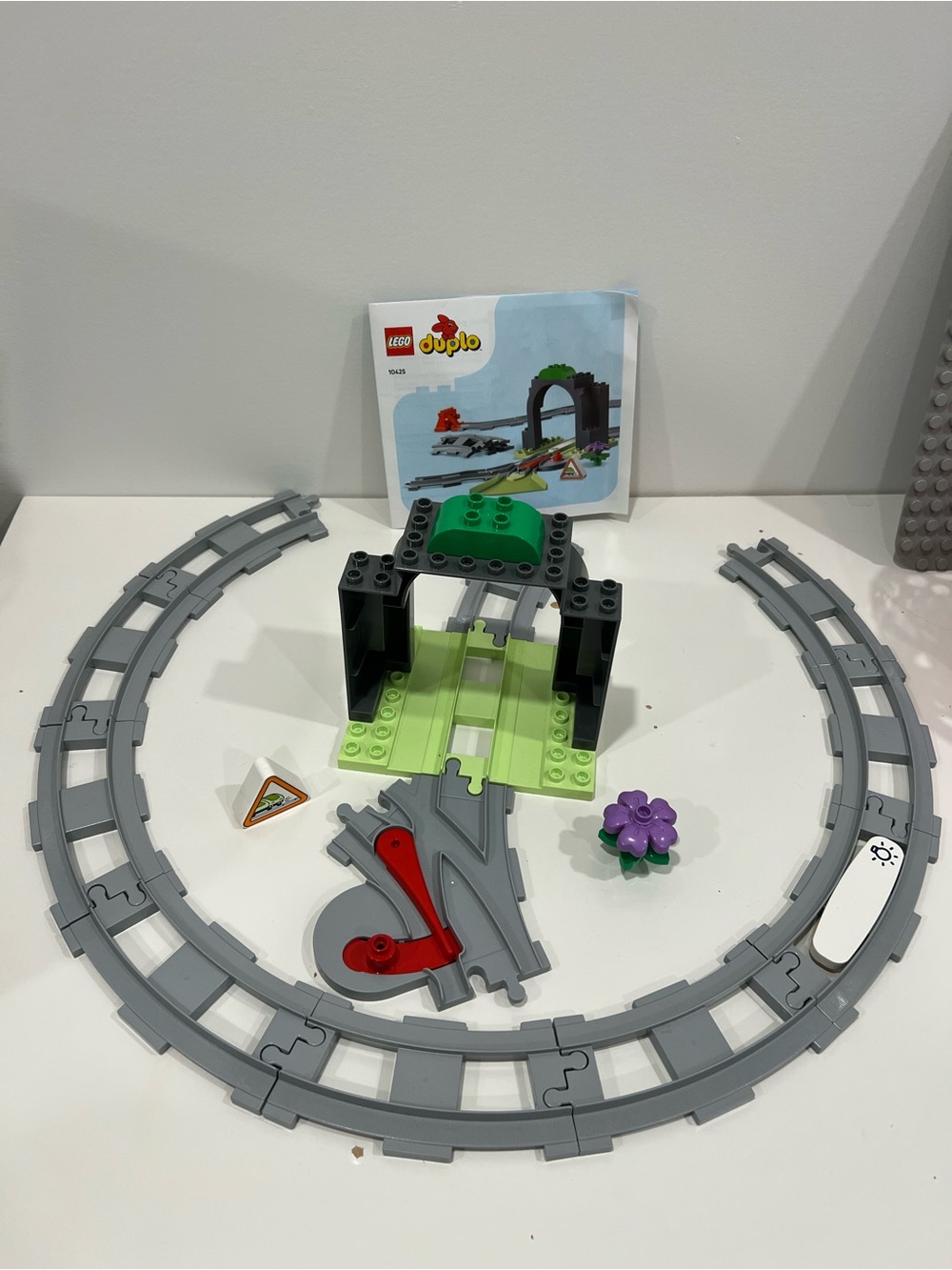 LEGO DUPLO Town Train Tunnel and Tracks Expansion Set - Toddler Toy